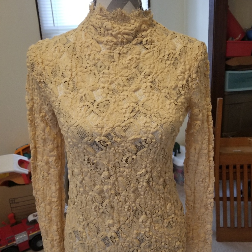 Nwt helmut lang lace top